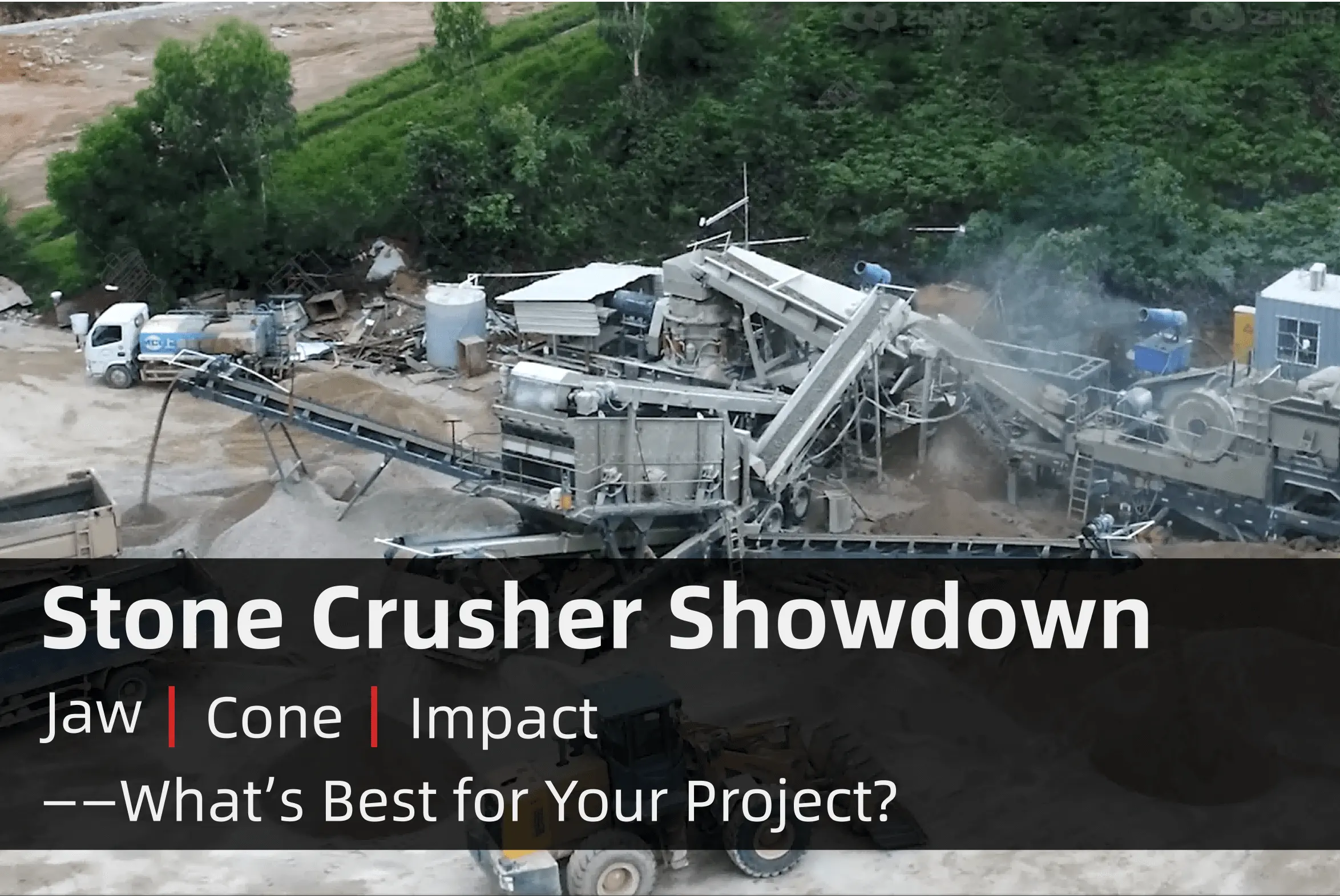 mobile stone crusher plant